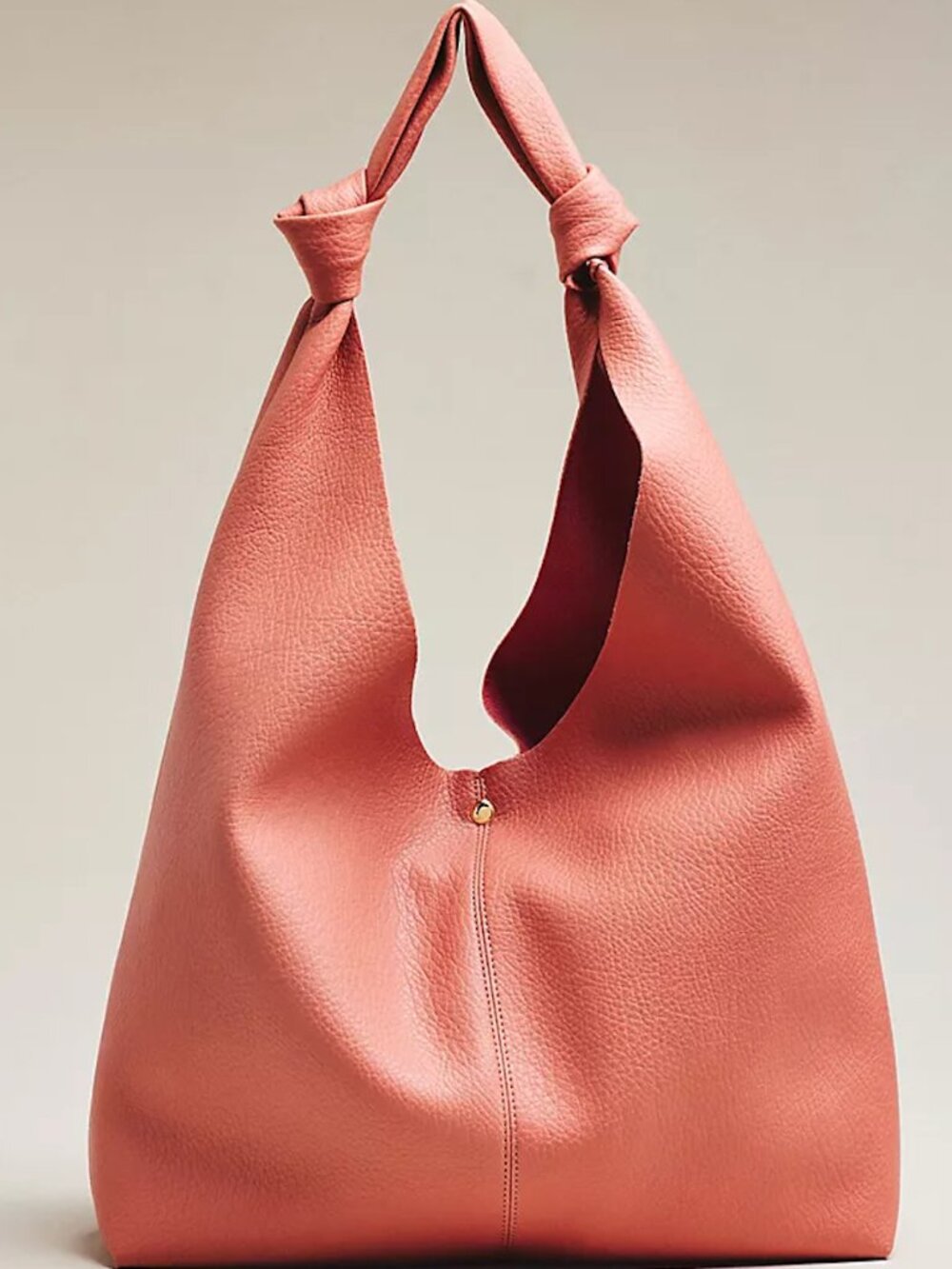 NWT Anthropologie Love Knot Slouchy Bag - Mauve